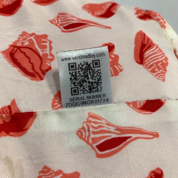 Vera Bradley Straw Tote Bag Beach Nautical Coral Turtle Embroidered - Picture 12 of 14